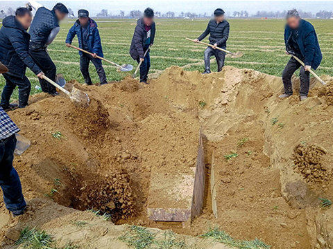 迁坟过程骨灰盒损坏怎么办？大连殡葬一条龙服务